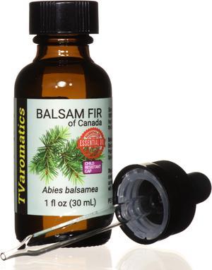 TVaromatics Balsam Fir of Canada 100% Pure Essential Oil w/ Child Resistant Dropper Cap - Abies balsamea   30 mL CRC