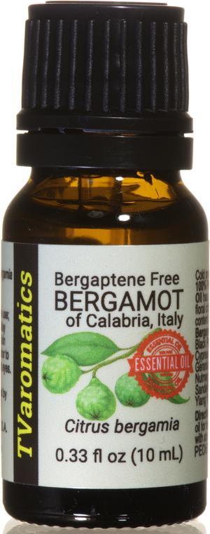 TVaromatics Bergaptene Free Bergamot of Italy 100% Pure Essential Oil - Citrus bergamia 10 mL