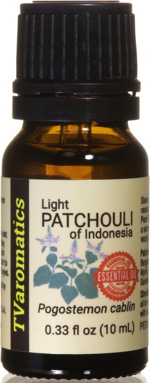 TVaromatics Light Patchouli of Indonesia 100% Pure Essential Oil - Pogostemon cablin   10 mL