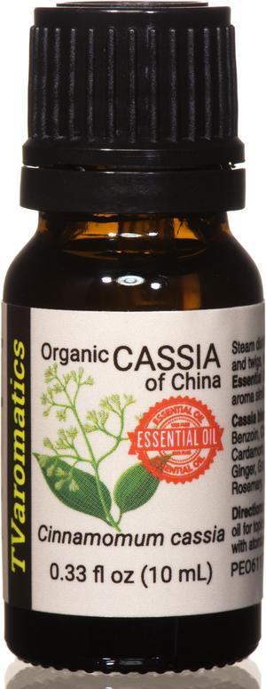 TVaromatics Organic Cassia of China 100% Pure Essential Oil - Cinnamomum cassia   10 mL