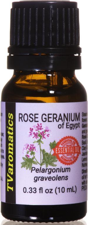 TVaromatics Rose Geranium of Egypt 100% Pure Essential Oil - Pelargonium graveolens 10 mL