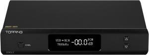 Topping D90LE Fully Balanced DAC ES9038PRO LDAC BT/USB/IIS/Opt/Coax/AES Hi-Res DAC Supported DSD512 Native PCM768kHz RCA XLR Output Preamp Decoder with Remote Control