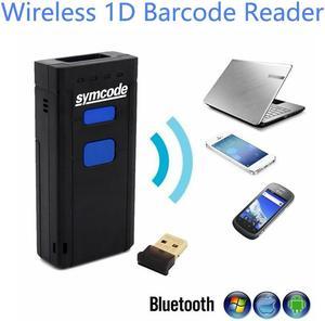 Symcode Bluetooth Wireless 1D Barcode Scanner 1D Barcode Reader Support iOS Windows