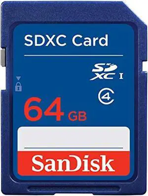 64GB Class 4 SDXC Flash Memory Card- SDSDB-064G-B35 (Label May Change)