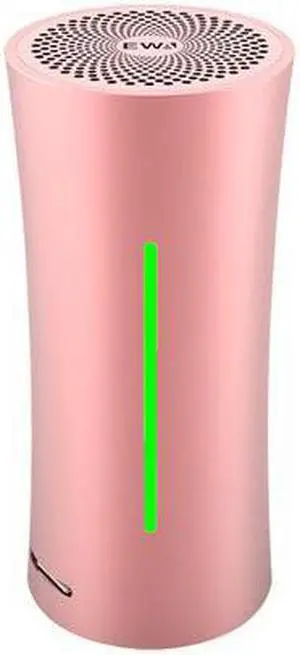 EWA A115 Super Battery 105-hours Playtime Bluetooth Speaker Built-in 6000mAh Rechargeable Battery Great Sound & Bass Handy with Small Bag (Pink)