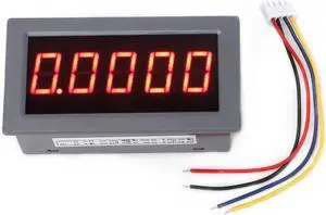 YB5145I Isolated DC8-18V DC50A Full Seal Four Half Ammeter LED Digital Tube Ammeter 0.56'' Height for Superb SMT Process