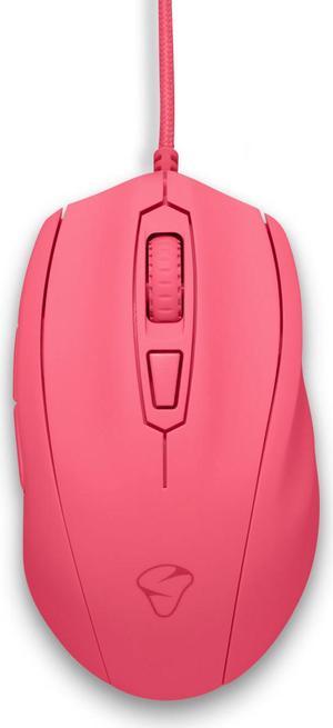 Mionix Castor Frosting Optical Gaming Mouse (Red/Pink)