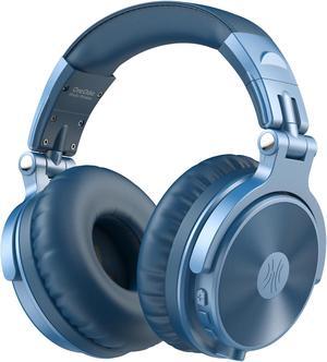 Oneodio Pro-C Wireless Headphones with 50mm Neodymium Drivers 110Hrs Playing Time BT 5.2 Foldable Deep Bass Stereo Headset USB-C Updated Blue