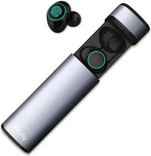 ARBILY Wireless Earbuds, Y9 Sport Wireless Headphones 5.0 HD Smallest In-Ear Bluetooth Stereo Sweatproof Earbuds Noise Cancelling Headset with Charging Box