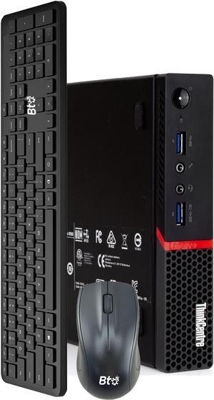 Lenovo ThinkCentre M700 Tiny PC, Intel Quad Core i5 6400T Processor, 16GB Ram, 512GB M.2 SSD, BTO Wireless Keyboard & Mouse, Wifi | Bluetooth, Microsoft Office 365, Win 10 Pro (Renewed)