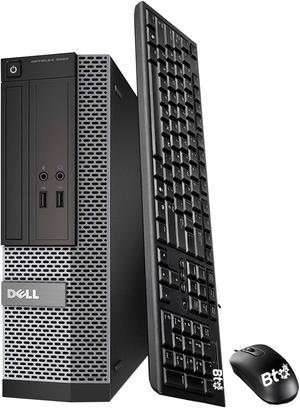 Dell OptiPlex 3020 SFF Computer Desktop PC, Intel Core i5 Processor, 16GB Ram, 120GB M.2 SSD, 2TB Hard Drive, BTO Keyboard & Mouse, Wi-Fi & Bluetooth, Windows 10 Pro (Renewed)