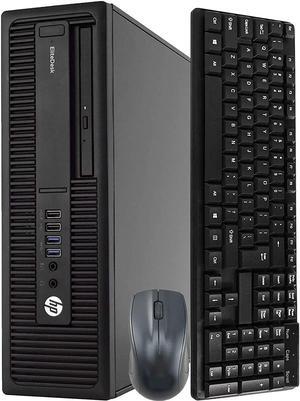 HP ProDesk 800 G2 SFF Computer Desktop PC, Intel Core i5 3.2GHz Processor, 8GB Ram, 128GB M.2 SSD, 1TB HDD, Wireless Keyboard & Mouse, Wi-Fi | Bluetooth, Windows 10 Pro (Renewed)