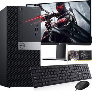 Dell Optiplex 5040 Tower Gaming PC Desktop Computer Intel Quad Core i5-6500 16GB DDR4 Ram 1TB SSD 22" LED Monitor BTO RGB Keyboard & Mouse, NVIDIA GTX 1660S 6GB DDR6, Window 11 Professional (Renewed)