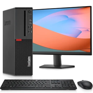 Lenovo ThinkCentre SFF Desktop PC, Intel Core i5-7500, 24" Full HD Monitor, 16GB DDR4 RAM, 512GB SSD, Webcam, Built in Wi-Fi, Wireless Keyboard & Mouse, Windows 11 Pro Lenovo ThinkCentre SFF Desktop PC, Intel Core i5-7500, 24" Full HD Monitor, 16GB DDR4 RAM, 512GB SSD, Webcam, Built in Wi-Fi, Wireless Keyboard & Mouse, Windows 11 Pro