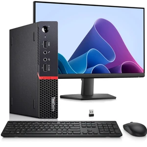 Lenovo ThinkCentre M715q Tiny PC, 7th Gen A10-9700E AMD PRO | New 24" Full HD Monitor, 16GB DDR4 RAM, 256GB SSD | Wireless Keyboard & Mouse, Wi-Fi, Windows 11 Pro, Desktop Lenovo ThinkCentre M715q Tiny PC, 7th Gen A10-9700E AMD PRO | New 24" Full HD Monitor, 16GB DDR4 RAM, 256GB SSD | Wireless Keyboard & Mouse, Wi-Fi, Windows 11 Pro, Desktop