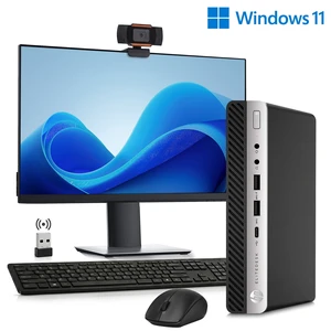 HP G4 705 Mini AMD Ryzen 5 PRO 2400GE up to 3.80 GHz | New 24" Full HD LED, 256GB SSD, 16GB DDR4 Ram Webcam, Wireless Keyboard & Mouse, Windows 11 Pro, Tiny Business PC HP G4 705 Mini AMD Ryzen 5 PRO 2400GE up to 3.80 GHz | New 24" Full HD LED, 256GB SSD, 16GB DDR4 Ram Webcam, Wireless Keyboard & Mouse, Windows 11 Pro, Tiny Business PC