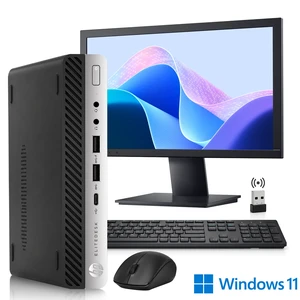 HP EliteDesk G4 705 Mini, AMD Ryzen 5 PRO 2400GE | 19 LED, 8GB DDR4 Memory, 128GB SSD Storage | Wi-Fi, Wireless Keyboard & Mouse, Win 11 Pro | Tiny Desktop PC HP EliteDesk G4 705 Mini, AMD Ryzen 5 PRO 2400GE | 19 LED, 8GB DDR4 Memory, 128GB SSD Storage | Wi-Fi, Wireless Keyboard & Mouse, Win 11 Pro | Tiny Desktop PC