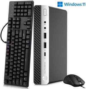 HP EliteDesk G4 705 Mini Desktop | AMD Ryzen 5 PRO 2400GE 8GB DDR4 RAM, 128GB SSD Storage | Wi-Fi, Keyboard & Mouse, Windows 11 Pro | Home PC HP EliteDesk G4 705 Mini Desktop | AMD Ryzen 5 PRO 2400GE 8GB DDR4 RAM, 128GB SSD Storage | Wi-Fi, Keyboard & Mouse, Windows 11 Pro | Home PC