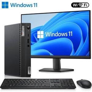 Lenovo M80q TIny Desktop Intel Core i5-10500T (2.3GHz) Processor, New 24-inch Full HD LED Monitor, 16GB DDR4 Ram, 512GB SSD Wi-Fi, Wireless KB & Mouse, Win-11 Pro, Mini PC Lenovo M80q TIny Desktop Intel Core i5-10500T (2.3GHz) Processor, New 24-inch Full HD LED Monitor, 16GB DDR4 Ram, 512GB SSD Wi-Fi, Wireless KB & Mouse, Win-11 Pro, Mini PC