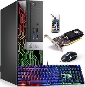 Refurbished: BTO RGB Gaming Desktop Computer PC, Intel Core i7 6th Gen, 16GB  DDR4 Ram, 512GB SSD, AMD Radeon Rx-550 4GB GDDR5, HDMI, RGB Set, 24 Inch  Monitor, Windows 10 Pro (Refurbished) -