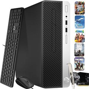 HP G3 Gaming Desktop SFF PC Computer Intel Core i5-6500 6th Gen. 16GB DDR4 RAM, 256 GB SSD + 1 TB HDD, NVIDIA GT 1030 2GB, Bto Keyboard & Mouse, WiFi Windows 11 Pro (Renewed)