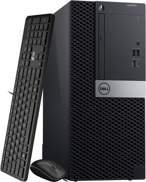 Dell OptiPlex Desktop Computer Tower Hexa Core Intel i7-8700 Processor, 16GB DDR4 Ram, 1TB SSD, Keyboard & Mouse, Bto Wi-Fi Windows 11 Pro (Renewed)