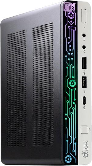 HP G4 Desktop Computer Mini PC  Intel Hexa Core i5-8500 16GB RAM, 2 TB NVMe SSD, RGB Keyboard & Mouse, BTO Wi-Fi Windows 11 Pro (Renewed)