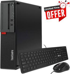 Lenovo ThinkCentre SFF Desktop PC Intel Core i5-6500 6th Gen (3.2Ghz), 8GB Ram, 256GB SSD Built-in Wi-Fi, BTO Keyboard & Mouse,  Windows 11 Professional (Renewed)