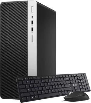 HP G4 Desktop Tower Computer PC Intel Hexa Core i5-8500 upto 4.10GHz 32GB Ram 1TB SSD Built-in Wi-Fi, Bto Keyboard & Mouse, Windows 11 Professional (Renewed)