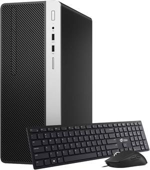 HP G4 Desktop Tower Computer PC Intel Hexa Core i5-8500 upto 4.10GHz 64GB Ram 1TB SSD 1TB HDD Built-in Wi-Fi, Bto Keyboard & Mouse, Windows 11 Professional (Renewed)