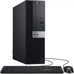 DELL OptiPlex SFF Desktop Computer PC Intel Core i5-7500, up to 3.80 GHz, 16GB DDR4 Ram, 256GB NVMe Solid State SSD, BTO Keyboard & Mouse, Built-in Wi-Fi, Windows 11 Professional (Renewed