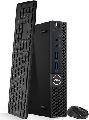 DELL OptiPlex Desktop Micro Computer Tiny PC Intel Quad Core i5-6500T upto 3.10GHz 8GB DDR4 RAM, 256GB Solid State Drive, Bto Keyboard & Mouse, Windows 11 Professional (Renewed)