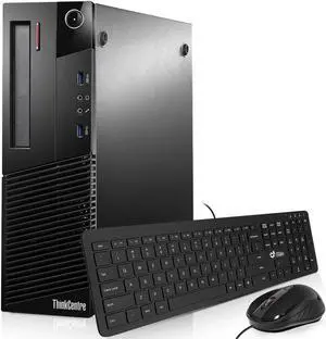 Lenovo ThinkCentre M83/M93 Desktop Computer PC, Intel Quad Core i5-4570 upto 3.60GHz, 8GB DDR3 Ram, 256GB SSD, Wi-Fi , BTO Keyboard & Mouse, Windows 10 Professional (Renewed)