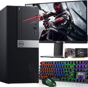 Dell Optiplex 5040 Tower Gaming PC Desktop Computer Intel Quad Core i5-6500 16GB DDR4 Ram 1TB SSD 24" Monitor, BTO RGB Keyboard & Mouse, NVIDIA GTX 1660S 6GB DDR6, Window 11 Pro (Renewed)