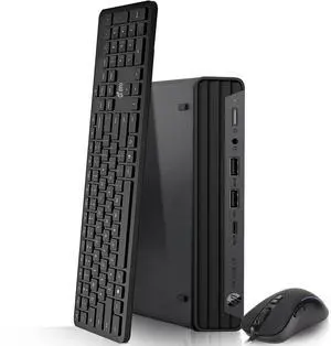 HP EliteDesk 800 G6 Tiny Desktop Mini PC Intel Hexa Core i5-10500T 10th Gen. Processor up to 3.80 GHz, 32GB DDR4 Ram, 512GB SSD, Wireless Keyboard & Mouse, Built-in Wi-Fi, Windows 11 Pro(Renewed)
