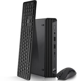 HP EliteDesk 800 G6 Tiny Desktop Mini PC Intel Hexa Core i5-10500T 10th Gen. Processor up to 3.80 GHz, 64GB DDR4 Ram, 2TB SSD, Wireless Keyboard & Mouse, Built-in Wi-Fi, Windows 11 Pro (Renewed)