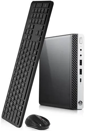 HP EliteDesk 800 G3 Tiny Desktop Computer PC, Intel Quad Core i7-6700T upto 3.60GHz, 16GB DDR4 Ram, 256GB SSD, Built-in Wi-Fi , Keyboard & Mouse, Windows 11 Professional (Refurbished)
