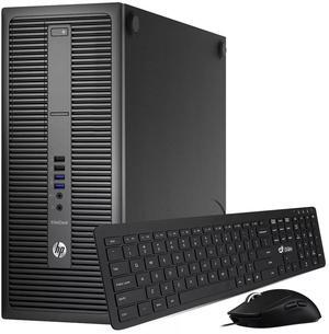 HP 800 G2 Tower Desktop Computer PC, Intel Quad Core i5-6500 upto 3.60GHz, 16GB DDR4 Ram, 256GB SSD + 1TB HDD, Built-in Wi-Fi & Bluetooth, Wireless Keyboard & Mouse, Windows 11 Professional (Renewed)