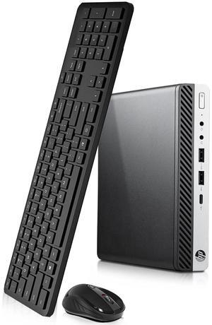 HP 600 G4 Tiny Desktop Computer PC, Intel Hexa Core i5-8500T upto 3.50GHz, 16GB DDR4 Ram, 512GB SSD,Wi-Fi ,Wireless Keyboard & Mouse, Windows 11 Professional (Refurbished)