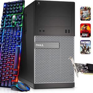 Dell Optiplex 7020 Tower Gaming PC Desktop Computer Intel Quad Core i5-4th 32GB Ram 1TB SSD BTO RGB Keyboard & Mouse, Nvidia GTX 1660s 6gb DDR6, Window 10 Professional (Renewed)