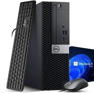 Dell OptiPlex 5070 SFF Desktop Computer PC Intel Quad Core  i5-9500 up to 4.40GHz, 16GB DDR4 Ram,256GB SSD, Wi-Fi Adapter, Wireless  Keyboard & Mouse, Windows 11 Pro (Renewed)