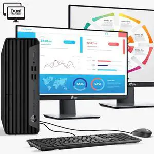 Restored HP ProDesk 600 G6 SFF Desktop - Business Desktop PC, Intel 6 Core i5-10th Gen - 16GB DDR4 RAM, 256GB NVMe SSD - 2x22" LED Monitor - Keyboard & Mouse, Wi-Fi, Win 11 Pro (Refurbished) Restored HP ProDesk 600 G6 SFF Desktop - Business Desktop PC, Intel 6 Core i5-10th Gen - 16GB DDR4 RAM, 256GB NVMe SSD - 2x22" LED Monitor - Keyboard & Mouse, Wi-Fi, Win 11 Pro (Refurbished)