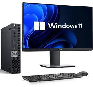 Dell OptiPlex 3050 Tiny Desktop PC, Intel Quad Core i7-6700T 6th Gen. Processor up to 3.60 GHz, 32GB DDR4 Ram, 1TB SSD,24 Inch Monitor, Keyboard & Mouse, Built-in Wi-Fi, Windows 11 Professional Dell OptiPlex 3050 Tiny Desktop PC, Intel Quad Core i7-6700T 6th Gen. Processor up to 3.60 GHz, 32GB DDR4 Ram, 1TB SSD,24 Inch Monitor, Keyboard & Mouse, Built-in Wi-Fi, Windows 11 Professional