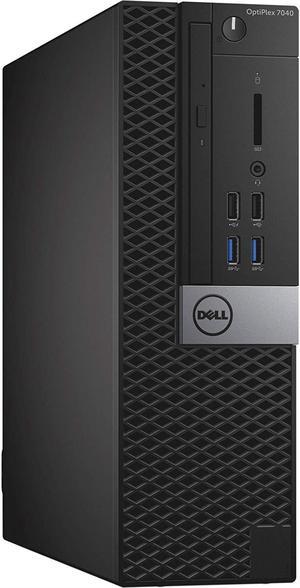 Dell Optiplex 7040 SFF (Small Form Factor) Desktop Tower PC Computer - Intel Core i7-6700, 16 GB RAM, 512 GB SSD, Windows 10 Pro