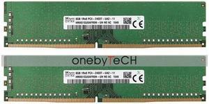 Hynix 16GB (2x8GB) 1Rx8 PC4-19200 DDR4 2400 PC4-2400T 288 PIN UDIMM Memory CL17