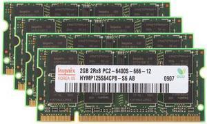 Hynix 16GB (8X 2GB) 2Rx8 PC2-6400 DIMM DDR2 800Mhz 1.8V 200pin Laptop Memory RAM