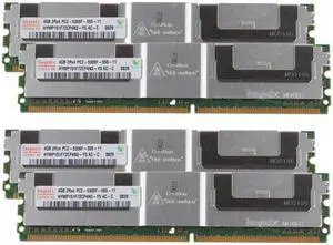 Hynix 16GB 16G (4X4GB) DDR2-667MHZ PC2-5300F 2RX4 ECC FB-DIMM Server Memory RAM