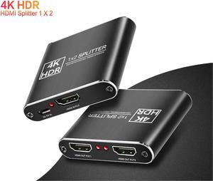 1X2 HDMI Splitter Amplifier 1.4v Full 4K 1080P Powered HDMI Splitter 1 in 2 Out