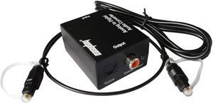 easyday Analog RCA L/R to Digital Optical Coax Toslink Audio Converter Adapter