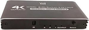 Easyday HDMI2.0b Switch 3X1 3 in 1 out HDCP2.2  4K/60HZ without power supply
